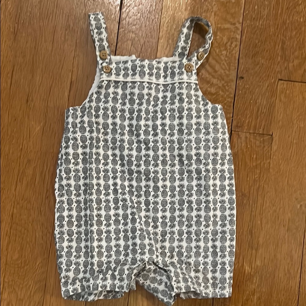 Stylish Kids Overalls in Gray and White